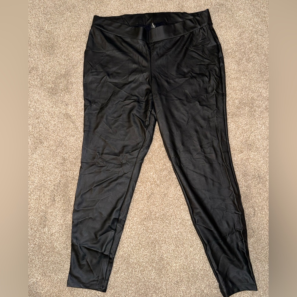 Torrid Black Faux Leather Leggings